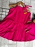 Vestido de Alça - Tres Marias - Liso Rosa Pink - ID 433 - loja online
