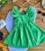 Vestido Alça babado - Verde - ID 444