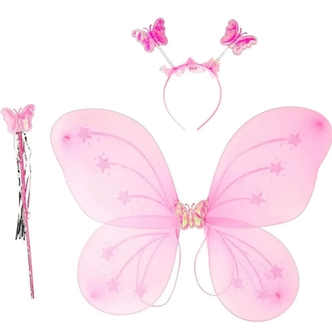 Kit de Asa de borboleta - Rosa