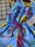 Macaquinho - Estampa Smile - Azul - ID417 - Bertoldo Kids Moda Infantil