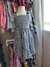 Vestido de Alça - Xadrez - Preto - ID482