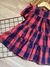 Imagem do Vestido de Manga - Xadrez - vermelho - ID484