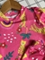 Conjunto conforto - Onça - Rosa - ID508 - Bertoldo Kids Moda Infantil