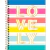 Caderno univ. 10 mat.Be Nice "Lovely" - comprar online