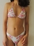 Bikini Blanca estampada con rosas