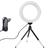 Ring Light de 6 polegadas com Tripé Led Bright Ring Light Rim Song Lighting para Fotografia Selfie Ringlight Right Light