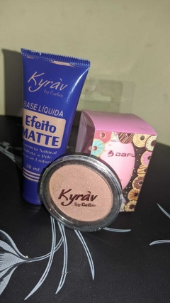 Kit Esponja Gota, Base e Blush Iluminador - loja online
