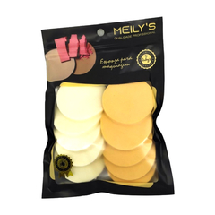 Kit Esponjas Puff para Maquiagem Meily´s MAC242