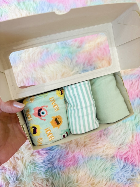 Kit Cuequinha Boxer Monstrinhos - comprar online