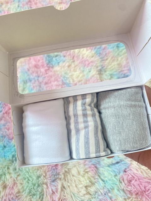 Kit Cuequinha Boxer Cinza - comprar online