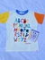 Camiseta ABC + bloquinho