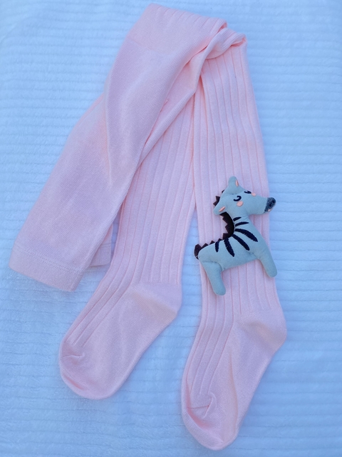 Meia Calça Rosa Zebra