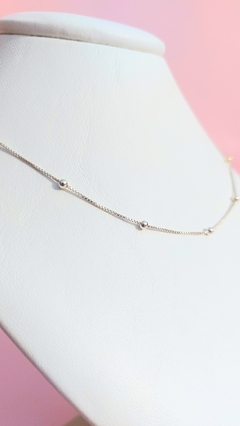 Cadena veneciana con bolitas