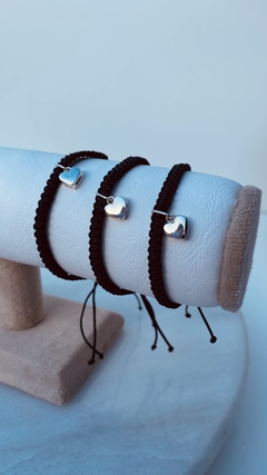 Pulsera de macramé negra - comprar online