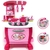 Cocina de juguete con accesorios, luces y sonido