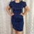 Vestido Azul Japão 40 R$40 - RainBow Brechó