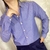 Camisa listrada azul 40 R$28