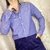 Camisa listrada azul 40 R$28