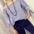Blusa Listrada Ombro Ombro 46 R$30 - RainBow Brechó