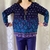 Blusa Bata Azul 44 R$28 - comprar online