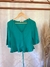 Blusa Cropped Verde 38 R$25 na internet