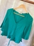 Blusa Cropped Verde 38 R$25 - loja online