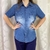 Camisa Jeans Manga Curta 42 R$35 na internet