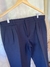 Calça Alfaiataria de Lã Azul Marinho 44/46 R$45 - RainBow Brechó