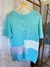 Tricot Turquesa Curto 44/48 R$35 - loja online