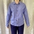 Camisa listrada azul 40 R$28 na internet