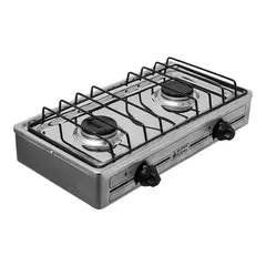 PARRILLA 2 QUEMADORES DE GAS SUPER FLAMA ACERO INOXIDABLE 2Q-TA en internet
