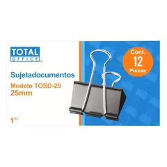 Sujetadocumentos 1 1/4" 32 mm Total Office