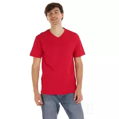 Playera Cuello V Manga Corta para Hombre - comprar en línea