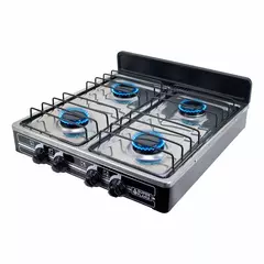 Parrilla de 4 quemadores SUPER FLAMA con cubierta de acero 4Q-CA - comprar en línea