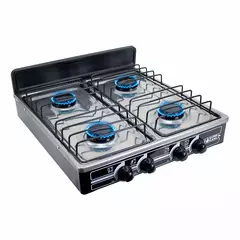Parrilla de 4 quemadores SUPER FLAMA con cubierta de acero 4Q-CA en internet