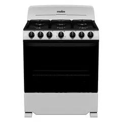Estufa Mabe de Piso 76cm 6 Quemadores Plata EM7622BAPS2