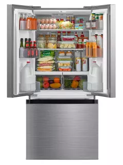 Refrigerador Midea French Door Plus Inverter Bru Steel 15 Pies Cúbicos en internet