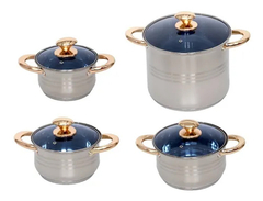 BATERIA ANABELLA ROYAL HAUS DE COCINA ACERO INOXIDABLE 12 PZAS - tienda en línea