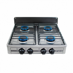 Parrilla de 4 quemadores SUPER FLAMA de acero inoxidable 4Q-TA - comprar en línea