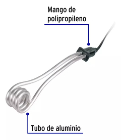 CALENTADOR ELECTRICO PARA AGUA VOLTECK 18L 900W en internet