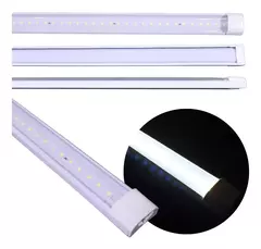 Regletas Tubo Led Con Conector Integrado 22w Color Blanco