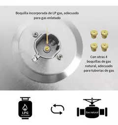 Parrilla A Gas Acero Inoxidable 4 Quemadores NOVA Steel 60-B - CM | Ahorita lo Pides, Ahorita lo Recibe