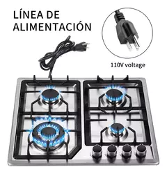 Parrilla A Gas Acero Inoxidable 4 Quemadores NOVA Steel 60-B - comprar en línea