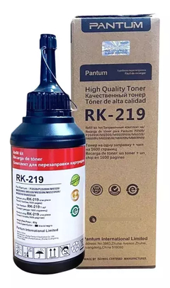 RECARGA DE TONER PANTUM RK219 NEGRO, RENDIMIENTO 1600 PAGINAS, TONER REFILL - comprar en línea
