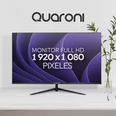 Monitor Quaroni MQ27-01 LED 27", Full HD, 75Hz, HDMI, Negro - CM | Ahorita lo Pides, Ahorita lo Recibe