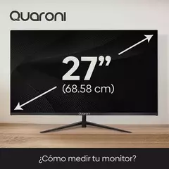 Imagen de Monitor Quaroni MQ27-01 LED 27", Full HD, 75Hz, HDMI, Negro