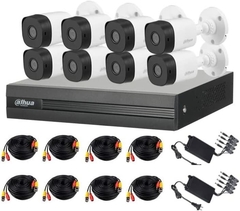 DAHUA KIT DE VIGILANCIA WIZ SENSE DE 8 CÁMARAS KITXVR1B08 - comprar en línea
