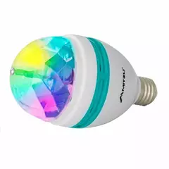 Foco giratório efecto luz disco led RGB en internet