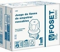 JUEGO DE 2 LLAVES EMPOTRAR, REGADERA, ROSCABLES