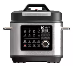 Olla De Presión Eléctrica Multifuncional 6l 1000w Mirati Color Plateado Con Negro Frecuencia 50hz /60hz 11a en internet